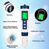 5 in 1 Digital Water Tester,Digital PH Meter,Water Quality Tester,Digital