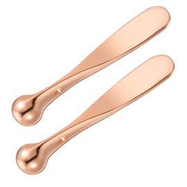 Baluue 3sets Eye Cream Aging 2-in-1 Cream Spatula Eye Stick Zinc Alloy Material for 2pcs*3