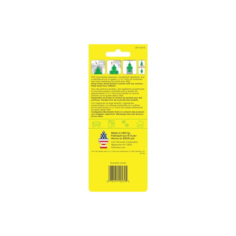 LITTLE TREES Car Air Freshener | Hanging Paper Tree for