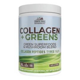 Country Farms Colágeno + Greens Polvo 30 Porciones