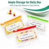 Waterproof Pill Pouch Set, Pill Organizer Binder with 14 Color-Coded