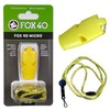 FOX40 MICRO 110db Whistle (Yellow), Lanyard Included, Pealess Construction (No
