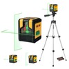 PREXISO Laser Level with Tripod, 100Ft Dual Modules Self Leveling