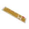 104Pcs Keycaps Metallic Durable Stable TwoTone Translucent Backlit Mechanical Keyboard