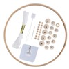 DIY Wind Chimes Kit Round Wood Beads Crafts Ornaments Hand