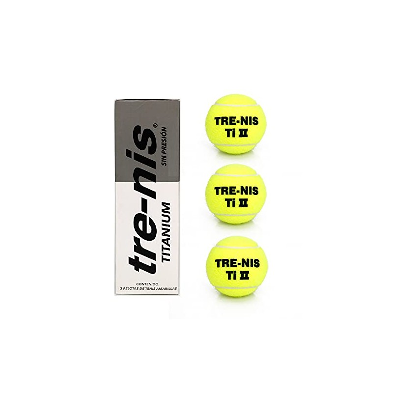 Pelota de Tenis modelo Titanium II 1 envase con tres