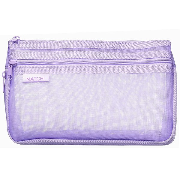 Sunstar Stationery Mesh Case Match Lavender S2132818