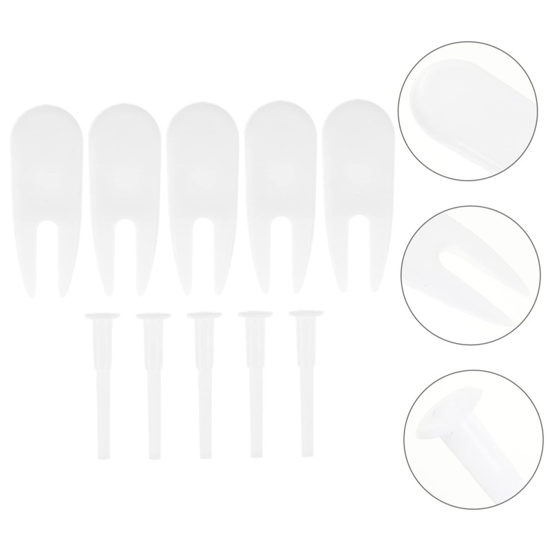 Mipcase 10pcs Exercise Ball Plug Replacement Set with Remover Pullers