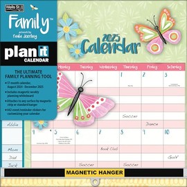 Wells Street by LANG, Family by Paula Joerling 2025 Plan It Wall Calendar