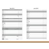 A6 Leporello/Folding Planner (No Booklet) | Annual Calendar Year Planner