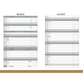 A6 Leporello/Folding Planner (No Booklet) | Annual Calendar Year Planner 2026 (H 135 mm x W 90 mm) for the Revolutionary X17 and X47 Notebook with Interchangeable Books