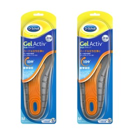 Dr. Scholl's Insoles for Standing Work 【GelActiv Work】 Reduces Foot Fatigue from Long Walks, M Size (25.5-29.5 cm) × 2 Pairs
