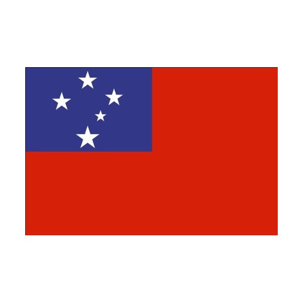 SAMOAN FLAG of the Independent State of SAMOA, 3'x5' banner
