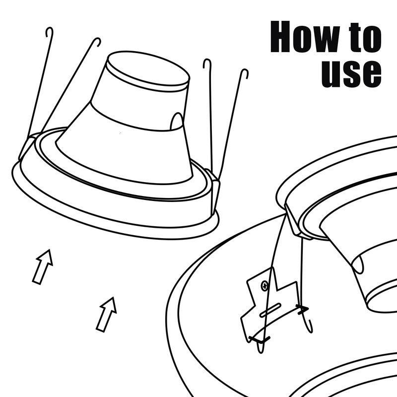 10 Pack Recessed Lighting Springs Torsion Spring Clips for Recessed