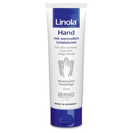 Linola Hand, 1 x 75 ml, the hand cream for dry, rough or cracked hands