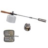 CAMPINGMOON Camping Grill Torch Dual Fuel Head Flame Adjustable for