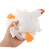 Kisangel Gentle Goose Shaped Bath Loofah Sponge for Large Soft