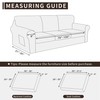 Easy-Going 7 Pieces Stretch Couch Cover Washable Sofa Cover Set
