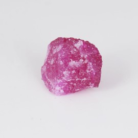 REAL-GEMS - Piedra de rubí rojo suelta de 13 quilates con cristales de curación de chakras de rubí, piedra energética, piedra gruesa