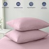 LINENOVA 100% Luxury Cotton King Pillowcases(Set of 2),Super Soft and