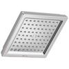 Delta Chrome Rain Shower Head, 6.5 Inch Square Shower Head
