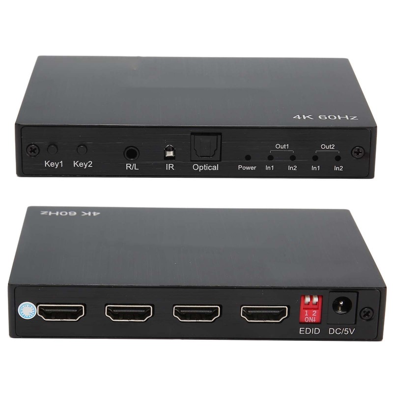 4K 60Hz HD Multimedia Interface Switch Splitter 4K 3D 1080P