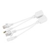 Acouto 10 Pares de Cámara IP PoE RJ45 Cable de