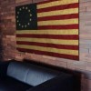 Anley Vintage Style Tea Stained Betsy Ross Flag 3x5 Ft