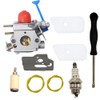 Quaprodur Carburetor Kit C1Q-W40A Replacement for Husquvarna 128LD 128L 128C