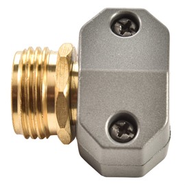 Sanpaint Zinc and Brass Male Clamp Coupling,Fits 3/4" or 5/8" Garden Hose Repair Fitting