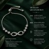COKARA JOYEIA - Pulseras De Plata 925 Mujer Con Infinito