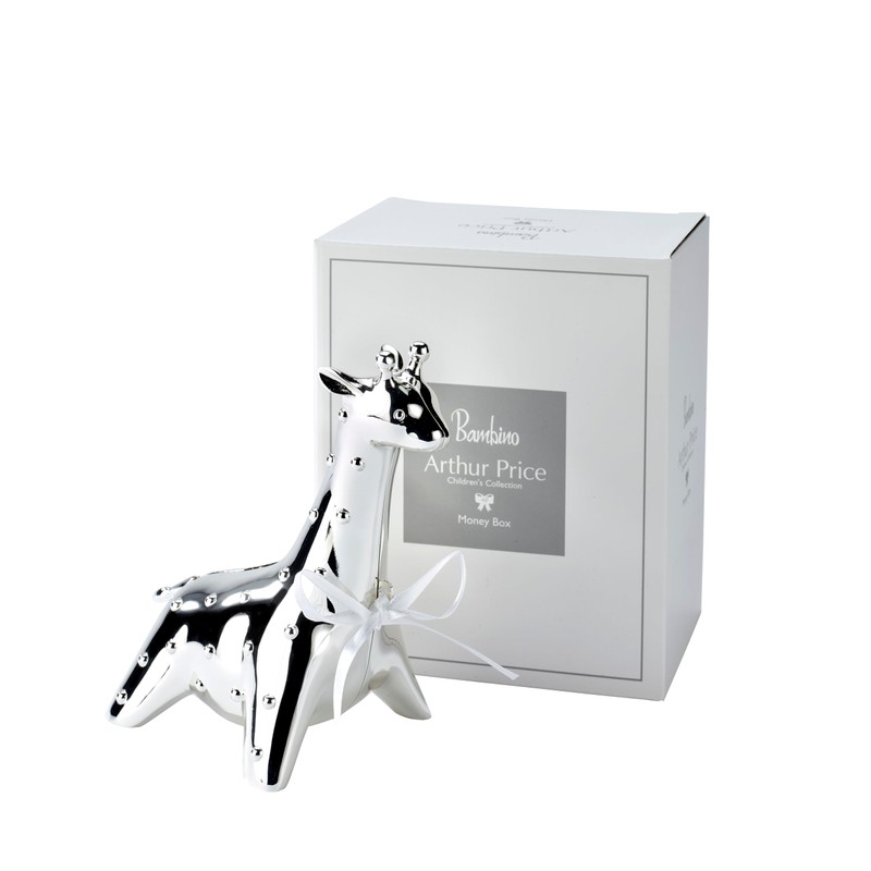 Arthur Price Bambino Money Box, Silver, One Size