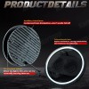 AQJ For Tri-five Chevy Pickup 3100 Truck 2PCS 7" LED