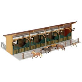 FALLER 130597 Horse Stable with 4 Horses Track Gauge H0
