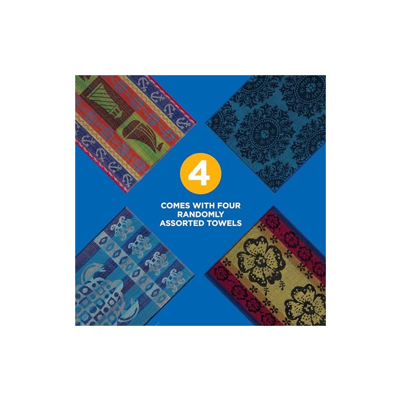 Oversized Cotton Beach & Pool Towel Bundle - Pack of