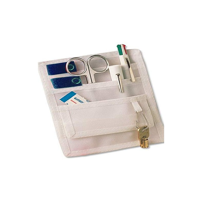 ADC 216 Pocket Pal II Medical Instrument Organizer/Pocket Protector, White