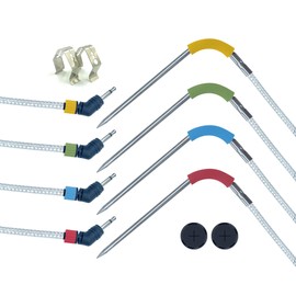 4 Packs Pro Meat Temperature Probes for Weber iGrill, Connect Smart Grilling Hub and Grill, Accurate ±1°C Washable Thermometor Probes