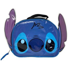 Fast Forward Stitch 3D Face Rectangle Lunch Bag