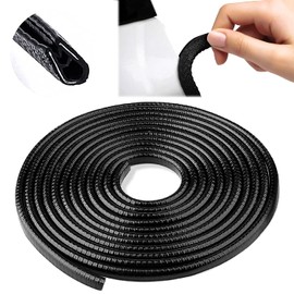 Car Door Edge Protector Guards 32Ft(10M) U Shape Rubber Trim Seal for Most Car SUV Sedan MPV (Black)