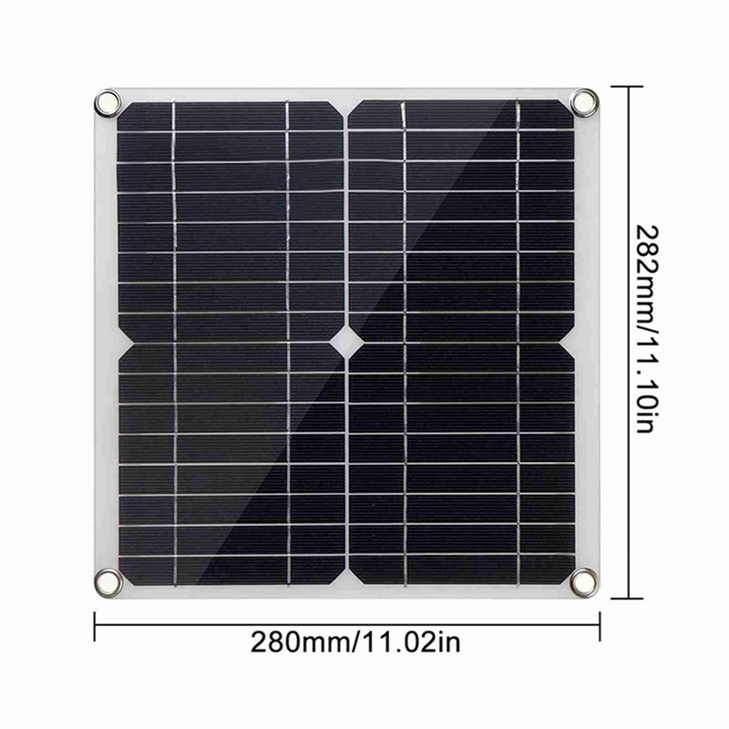 20 Watt 12 Volt Solar Panel Kit Monocrystalline Solar Panel