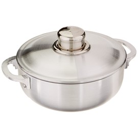 Uniware Super Quality Aluminum Caldero/ Stock Pot with Aluminum lid, Thickness 3mm, 1.7 QT