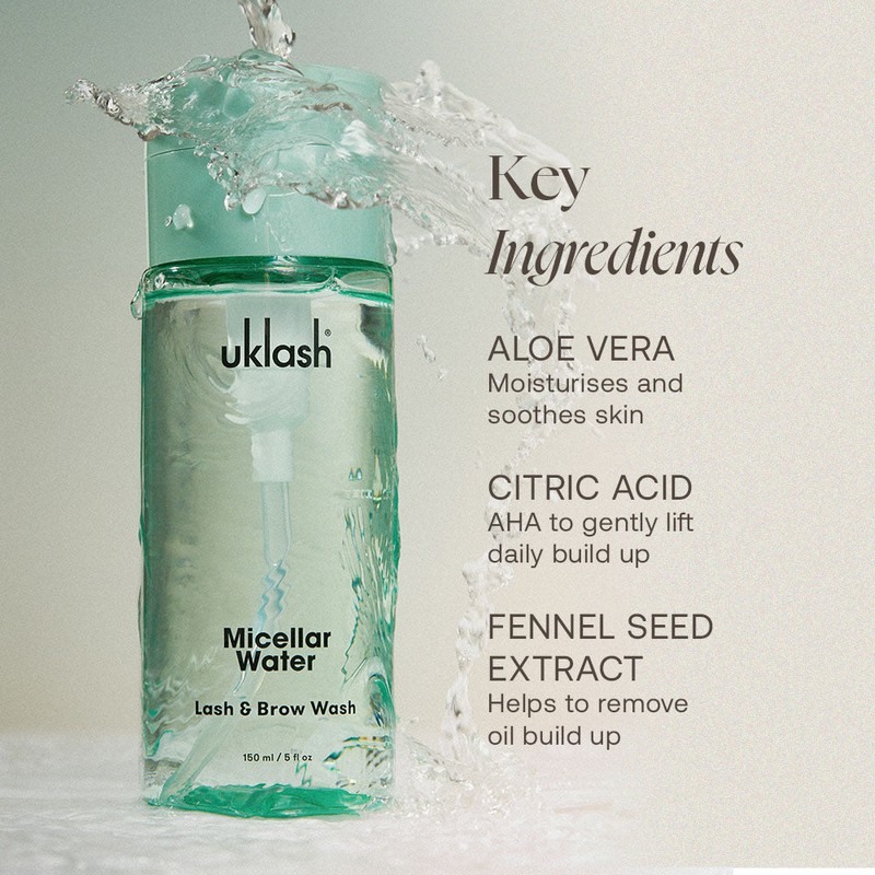 UKLASH Lash & Brow Micellar Wash 150ml