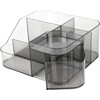 BQAN Clear Acrylic Desk Organizer with Swivel Drawer Drill and
