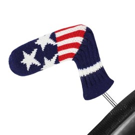 Scott Edward Blue Star Golf Blade Putter Cover, 1 Piece in Pack, Double Layers knit, Fits Blade Putters, Cute and SoftAcrylic Fabric