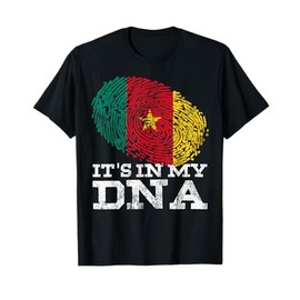 It's In My DNA Cameroonian Gifts African Cool Cameroon Flag T-Shirt