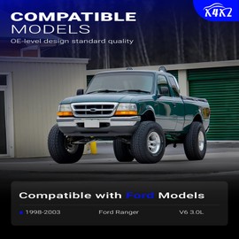 1L5Z9B659BA Air Intake Outlet Hose With Clamp For 1998-2003 Ford Ranger 3.0L Replace# 1L5Z-9B659-BA 696-076 696076