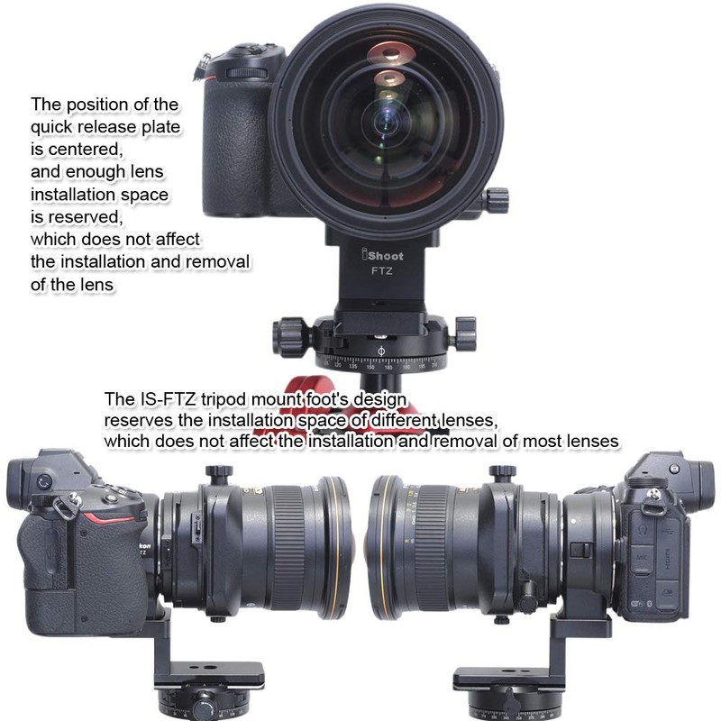 Lens Collar Replacement Foot Tripod Mount Ring Base Compatible with