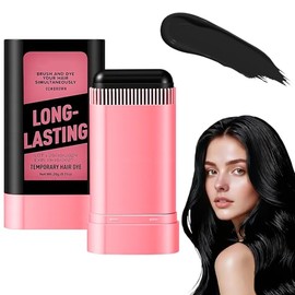 2 en 1 Peine con Tinte De Cabello，Cubre Canas en Barra para Mujer, Peine de Tinte para Cabello，Cubrir Canas, Resistente Al Agua y Al Sudor, Tinte Rápi