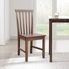 Giantex Wood Dining Chair Set of 2, Farmhouse Wooden Dining