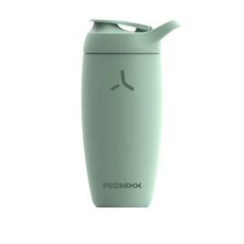 Promixx Pursuit Shaker Bottle New Edition - Insulated Stainless Steel Water Bottle and Blender Cup, 550ml, Seagrass Green